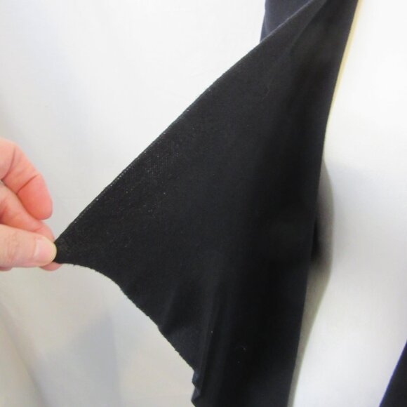 Vince Camuto Cardigan Open Front Drape Black Shawl Collar Size Medium - Picture 3 of 7